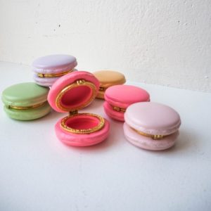 Macaron trinket boxes. Available here.